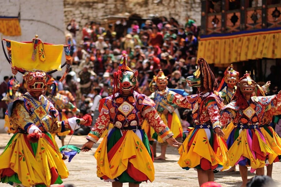 Punakha Drubchen Và Punakha Tshechu - các lễ hội ở Bhutan